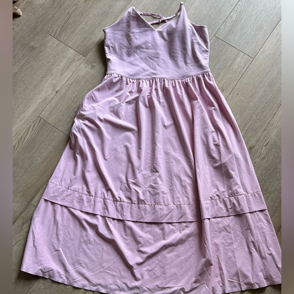 Athleta Light Pink Activewear Dress